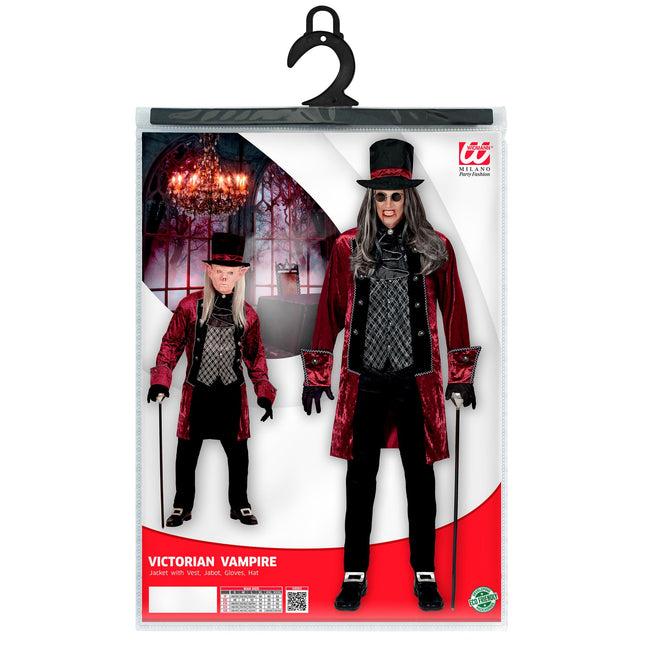 Halloween Costume Bordeaux Rouge Hommes Vampire