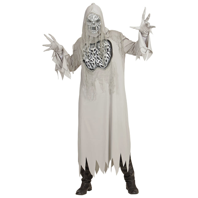 Costume d'Halloween Fantôme gris