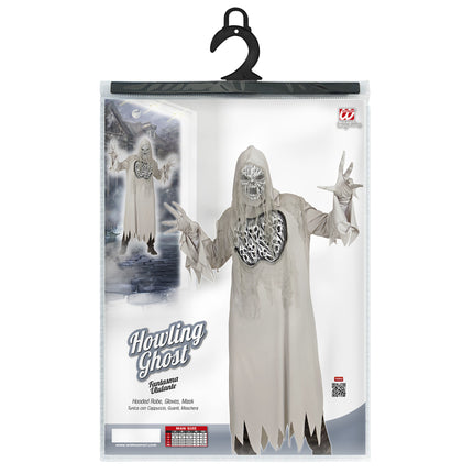 Costume d'Halloween Fantôme gris