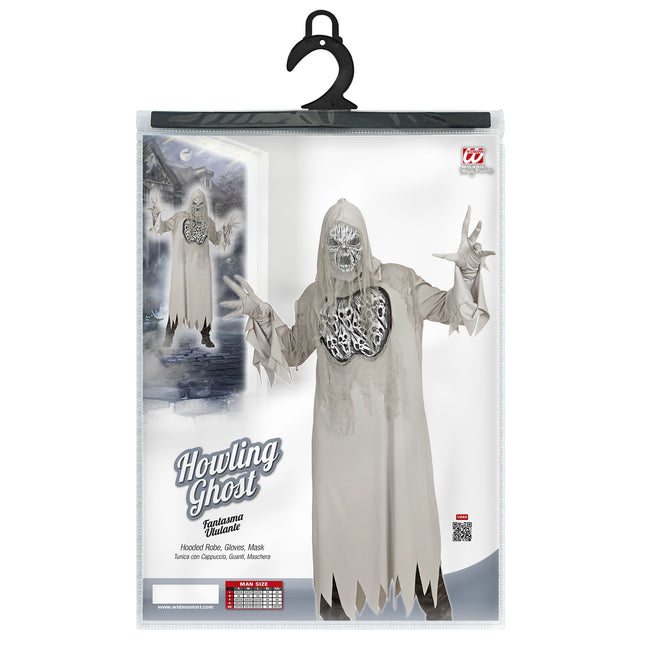Costume d'Halloween Fantôme gris