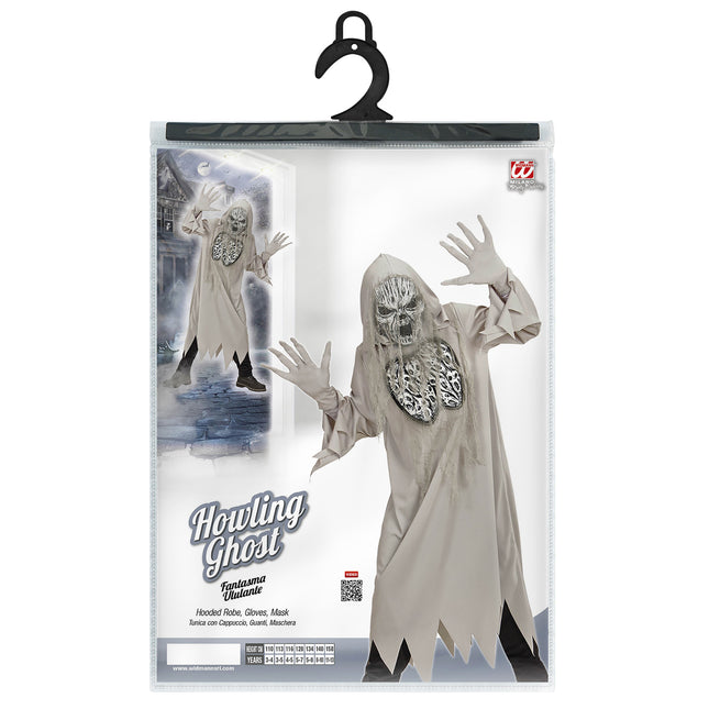 Costume d'Halloween Fantôme gris pour enfant