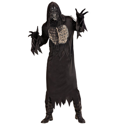 Costume d'Halloween Fantôme noir pour homme