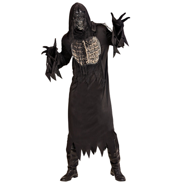 Costume d'Halloween Fantôme noir pour homme