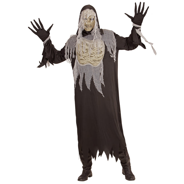Costume d'Halloween Momie 4 pièces pour homme