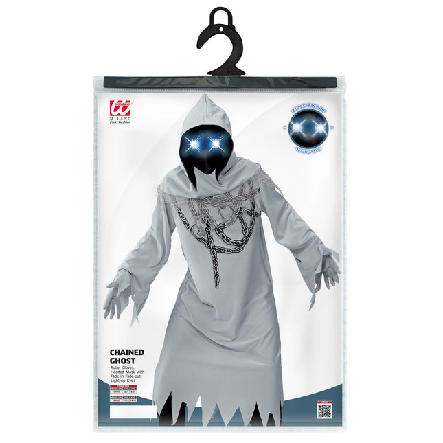Costume d'Halloween Fantôme gris pour enfant