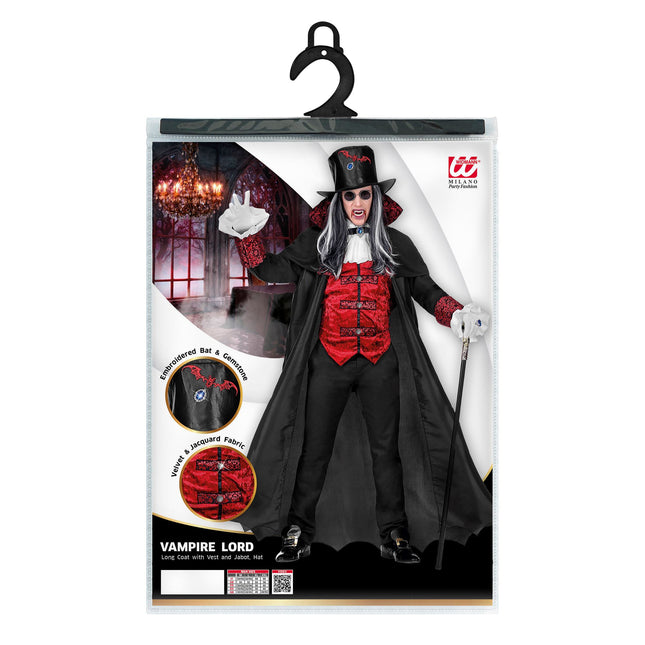 Costume d'Halloween Homme Vampire 4 pièces