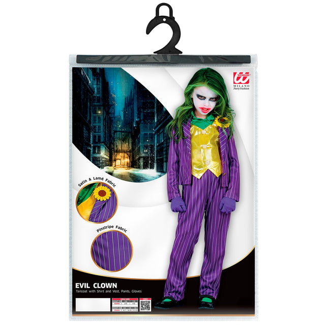 Costume d'Halloween Enfant Clown Maléfique