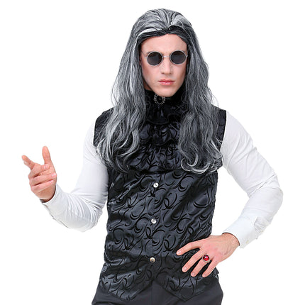 Gilet d'Halloween Noir Gothique