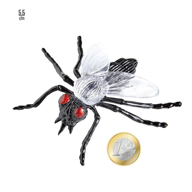 Fausses mouches d'Halloween 5.5cm 6pcs