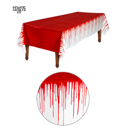 Nappe d'Halloween Sang 2.75m