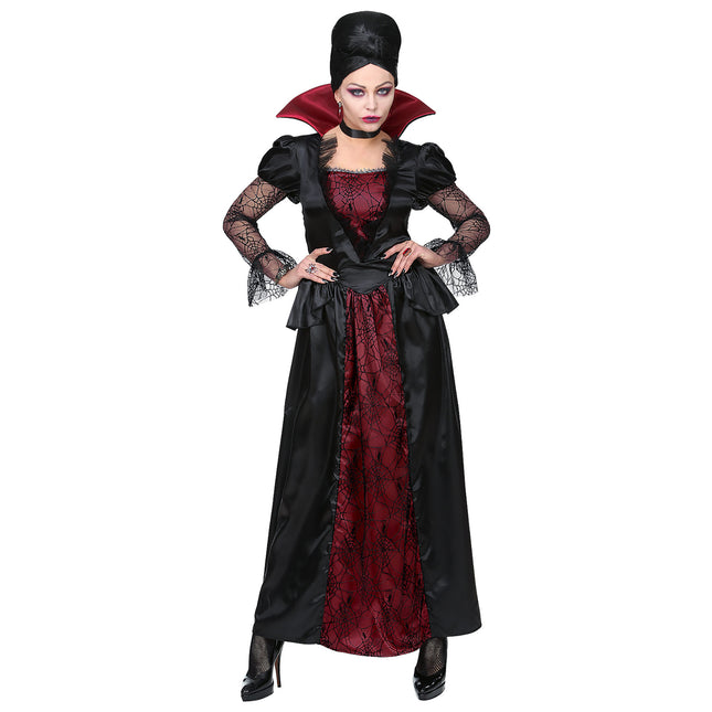 Costume d'Halloween Femme Vampire avec Tour de cou