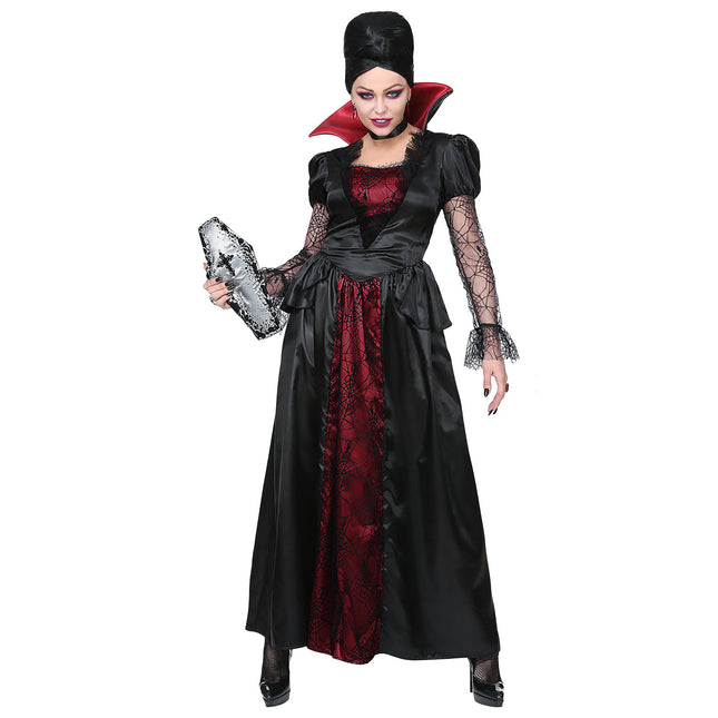 Costume d'Halloween Femme Vampire avec Tour de cou