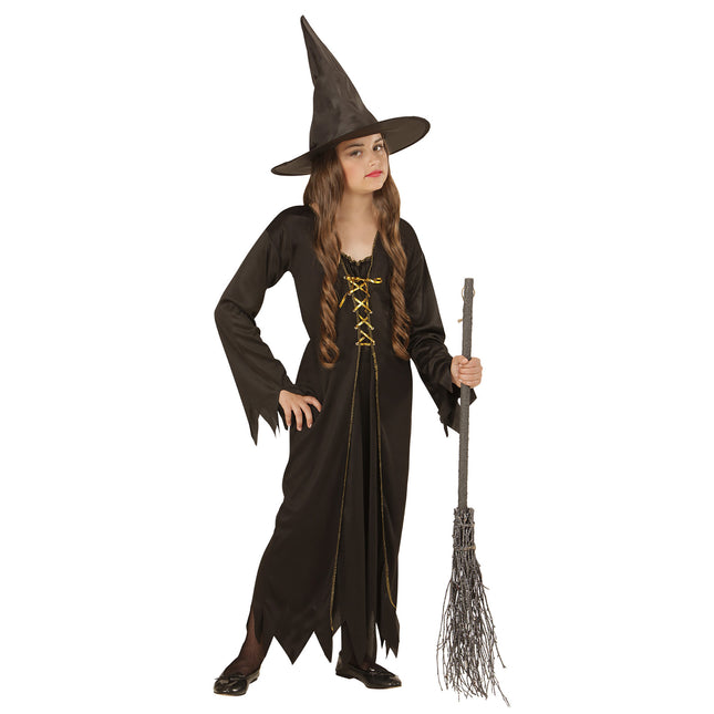 Costume d'Halloween Marron Enfant Sorcière