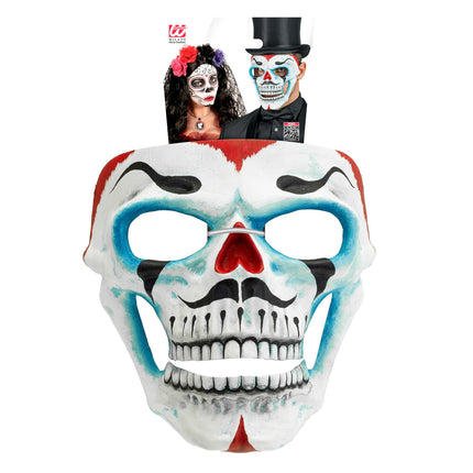 Masque Dia De Los Muertos Homme coloré