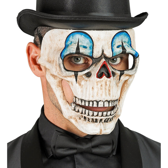 Masque d'Halloween Crâne bleu