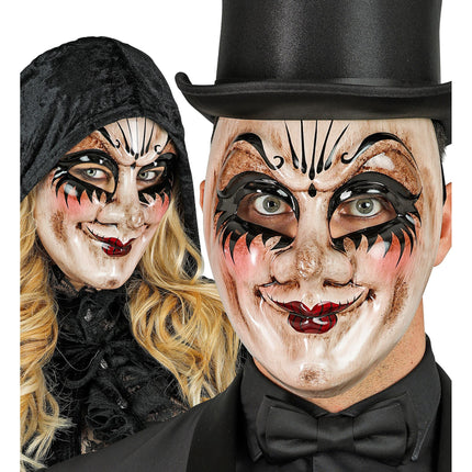 Masque d'Halloween Poupée homme effrayant