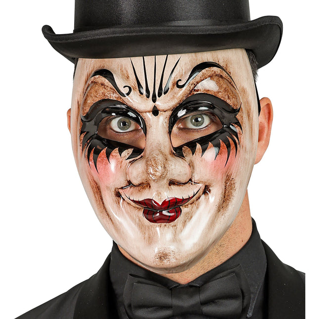 Masque d'Halloween Poupée homme effrayant