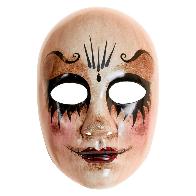Masque d'Halloween Poupée Femme