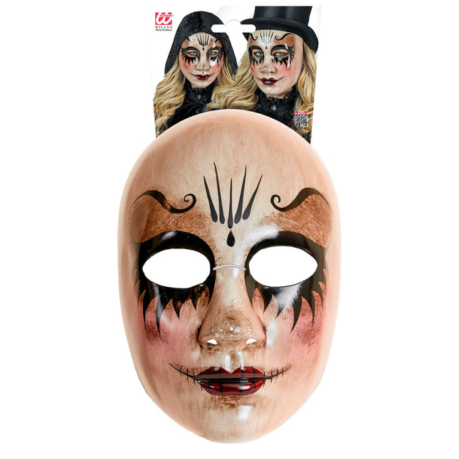Masque d'Halloween Poupée Femme
