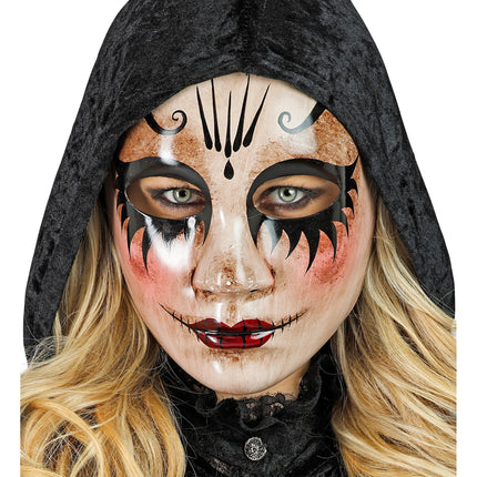 Masque d'Halloween Poupée Femme