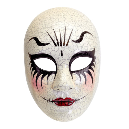Masque d'Halloween Poupée de femmes effrayantes