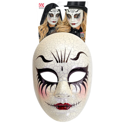 Masque d'Halloween Poupée de femmes effrayantes