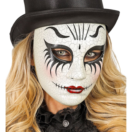 Masque d'Halloween Poupée de femmes effrayantes