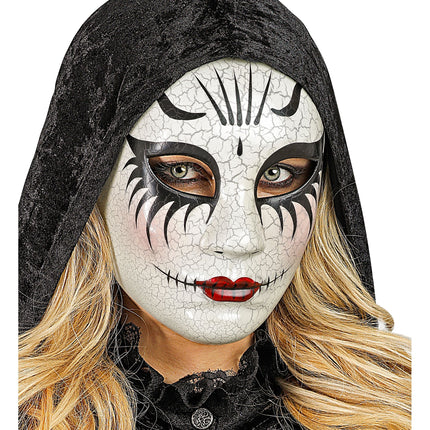 Masque d'Halloween Poupée de femmes effrayantes