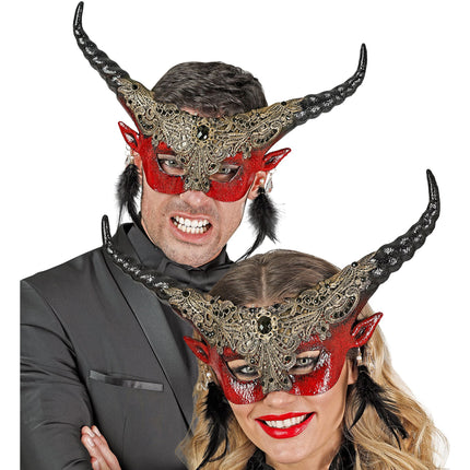 Halloween Masque pour les yeux Diable