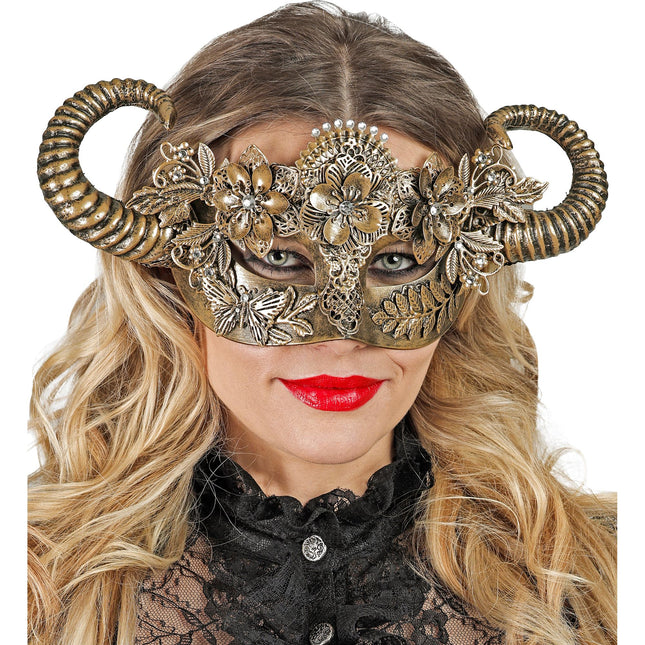 Masque pour les yeux en or Bélier