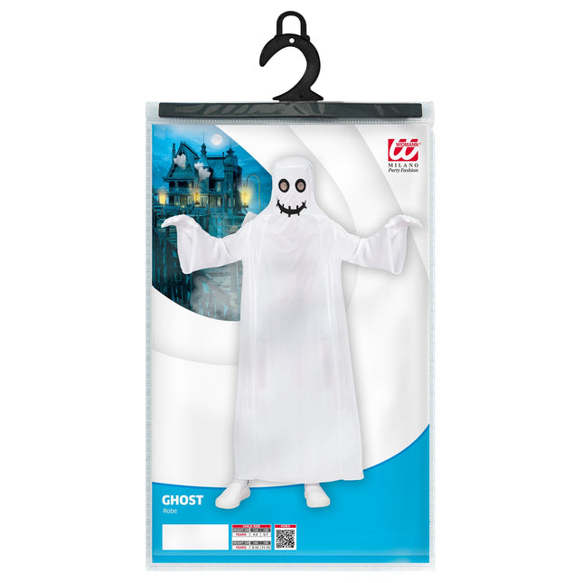 Costume d'Halloween Robe fantôme blanche pour enfant