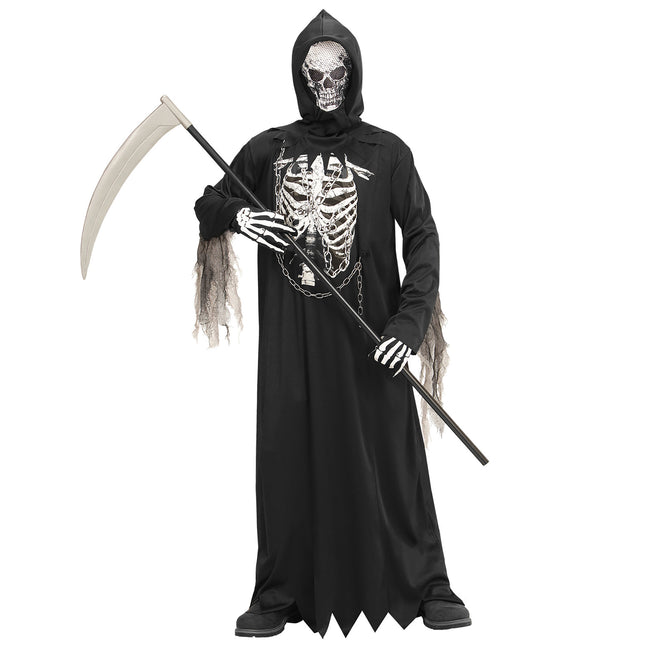Costume d'Halloween Enfant Faucheur Squelette