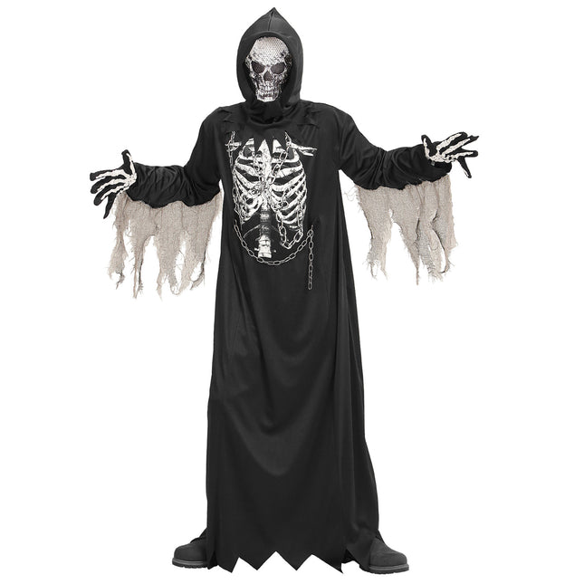 Costume d'Halloween Enfant Faucheur Squelette
