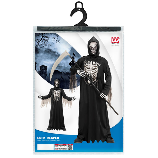 Costume d'Halloween Enfant Faucheur Squelette