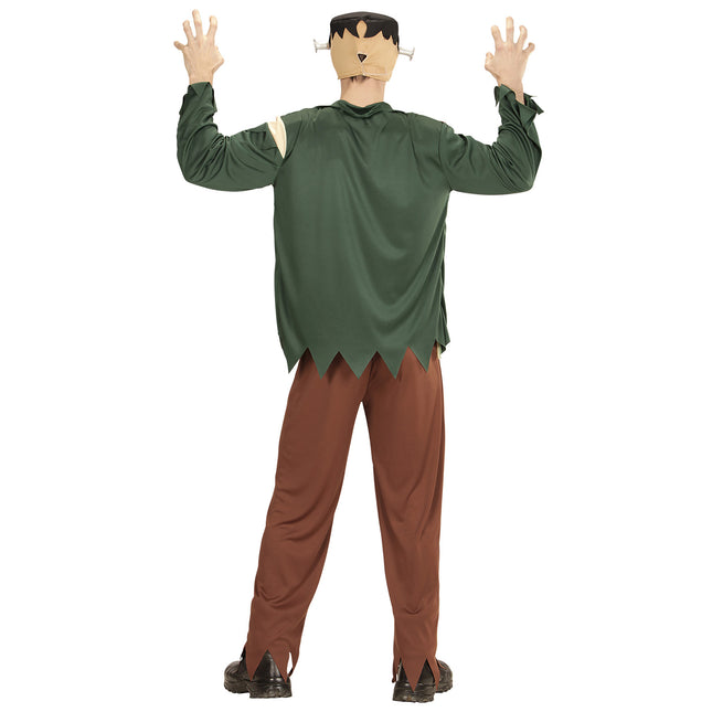 Costume d'Halloween Vert Homme Zombie