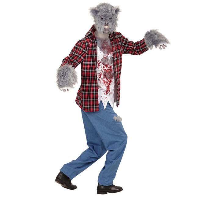 Costume d'Halloween Homme Loup-Garou 5 pièces