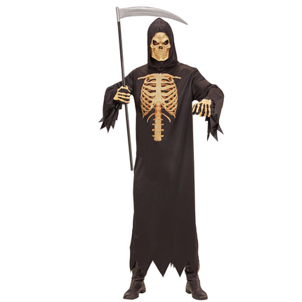 Costume d'Halloween Faucheur squelette pour homme