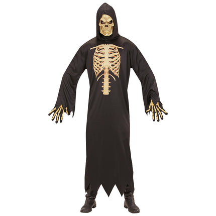 Costume d'Halloween Faucheur squelette pour homme