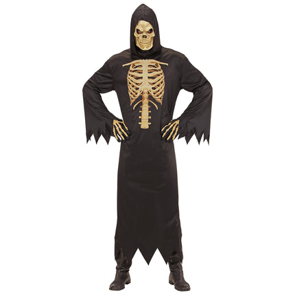 Costume d'Halloween Faucheur squelette pour homme