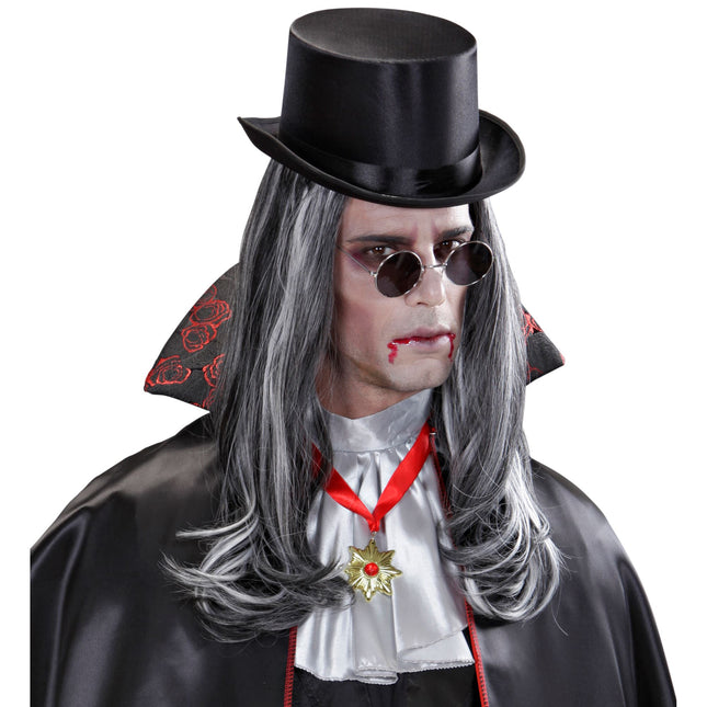 Perruque grise Vampire victorien