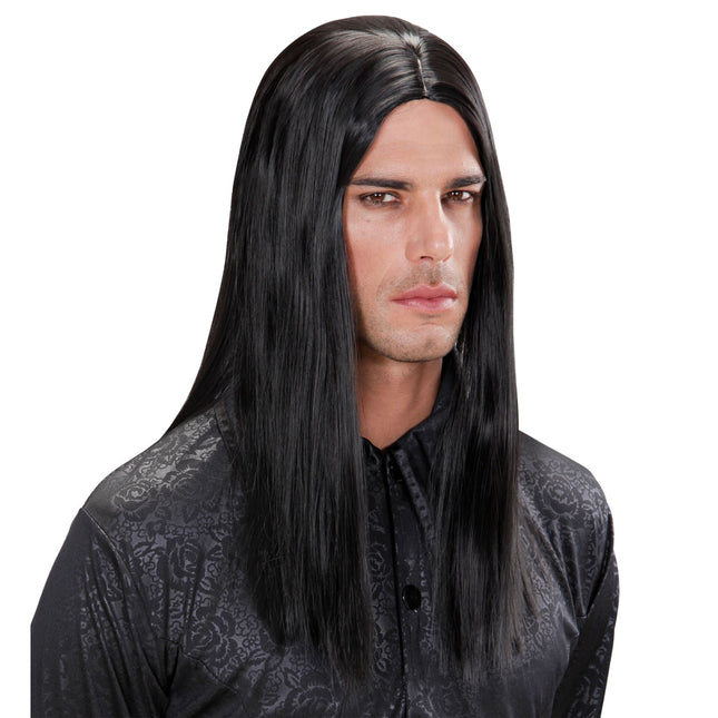 Perruque noire Victor