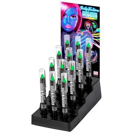 Crayon Schmink vert fluo phosphorescent 3.5ml