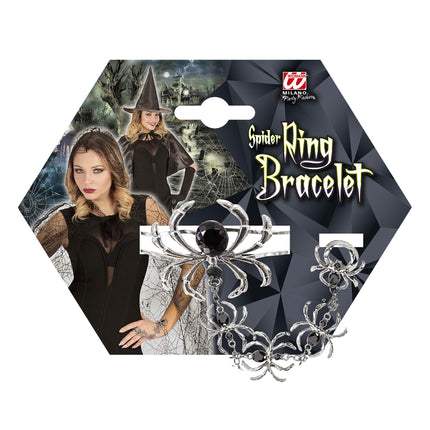 Bracelet Halloween Araignées