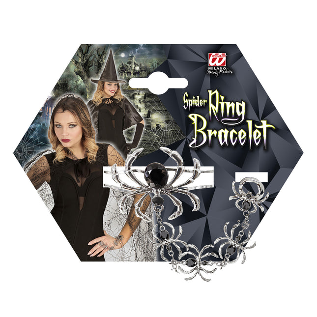 Bracelet Halloween Araignées