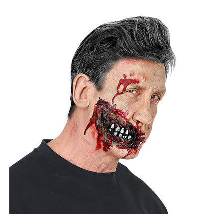 Fausse joue blessée d'Halloween