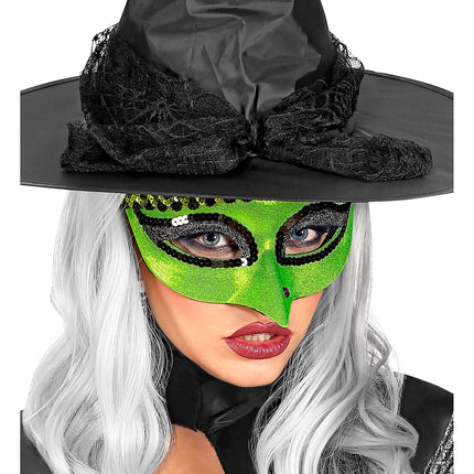 Masque d'yeux d'Halloween Sorcière