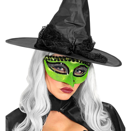 Masque d'yeux d'Halloween Sorcière