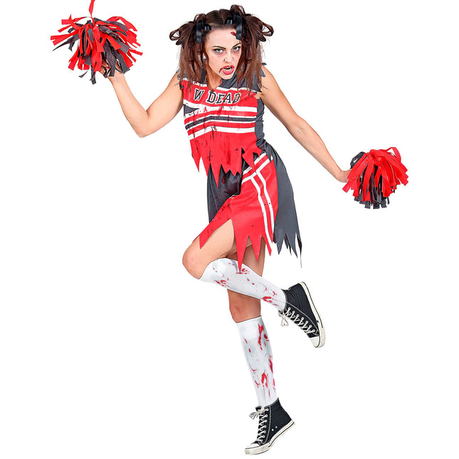 Robe d'Halloween Dames Zombie Cheerleader