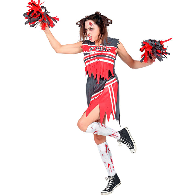 Robe d'Halloween Dames Zombie Cheerleader