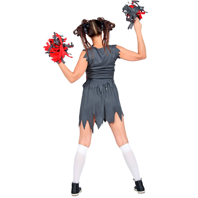 Robe d'Halloween Dames Zombie Cheerleader